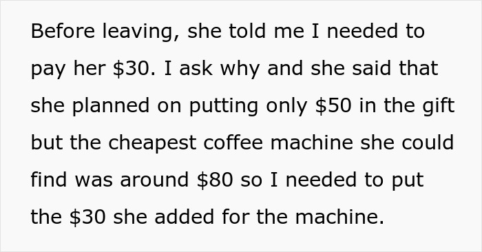 “Never Asked For It”: Woman Receives A Gift From MIL, Is Shocked When She Also Asks For $30 Back “Never Asked For It”: Woman Receives A Gift From MIL, Is Shocked When She Also Asks For $30 Back