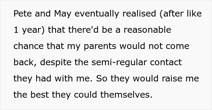 Text excerpt about a 17-year-old whose life is shaken up after parents return from a 7-year world trip. Text excerpt about a 17-year-old whose life is shaken up after parents return from a 7-year world trip.
