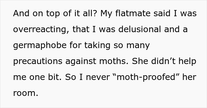 Woman Finds All Her Clothes Ruined, Regrets Not Listening To "Germaphobe" Roommate Woman Finds All Her Clothes Ruined, Regrets Not Listening To "Germaphobe" Roommate