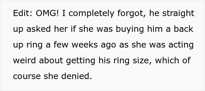 Mom Buys Her Son A Backup Wedding Band 3 Months After Wedding, Wife Is Baffled And Vents Online Mom Buys Her Son A Backup Wedding Band 3 Months After Wedding, Wife Is Baffled And Vents Online