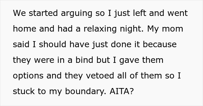 “I Am Not Doing That”: Babysitter Leaves Parents In A Pickle After Refusing Their 1 Rule “I Am Not Doing That”: Babysitter Leaves Parents In A Pickle After Refusing Their 1 Rule