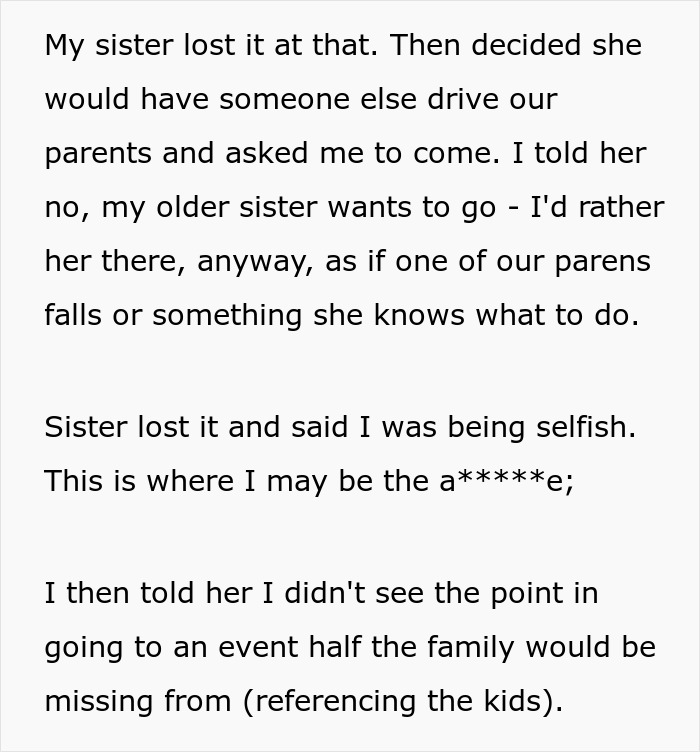 Woman Decides To Skip On Sister’s Child-Free Wedding And Be The Babysitter, Enraging The Bride