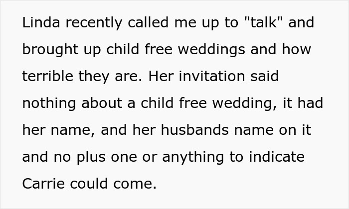Mom Fuming As Her 12 Y.O. Daughter Isn't Invited To Wedding After Ruining Another One Before Mom Fuming As Her 12 Y.O. Daughter Isn't Invited To Wedding After Ruining Another One Before