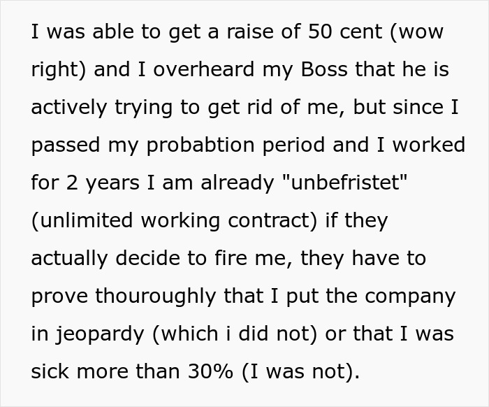 Woman Makes Boss That's Trying To Get Rid Of Her Furious By 'Not Engaging In Their Bullying Tactics' Woman Makes Boss That's Trying To Get Rid Of Her Furious By 'Not Engaging In Their Bullying Tactics'