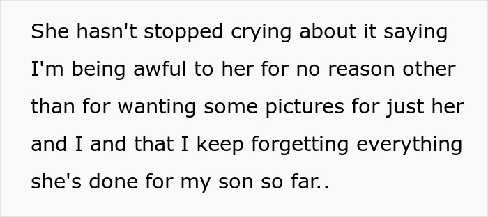 "She Hasn't Stopped Crying": Man Cancels Honeymoon After Wife Edited His Son Out Of Wedding Pics "She Hasn't Stopped Crying": Man Cancels Honeymoon After Wife Edited His Son Out Of Wedding Pics