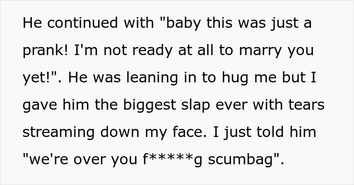 Guy 'Pranks' His GF Of 5 Years With A Fake Proposal, Cries When She Dumps Him