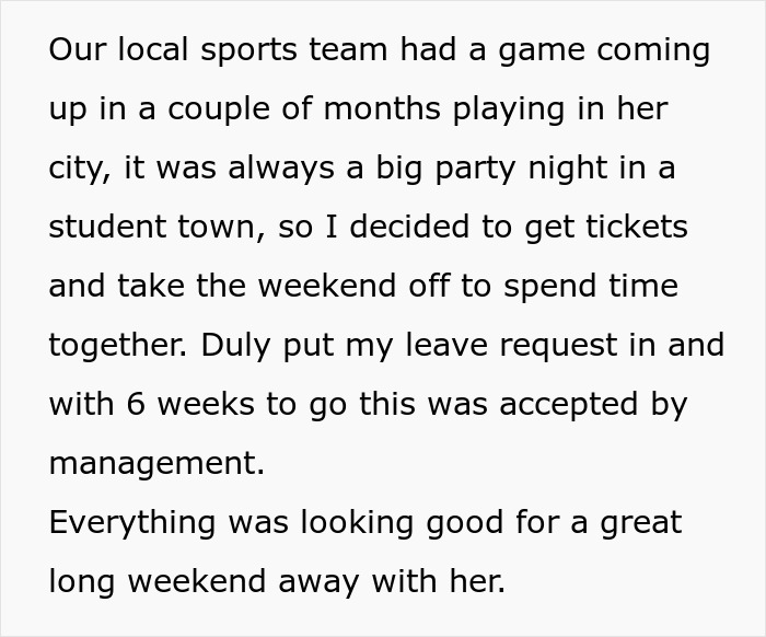 Person Quits On The Spot After Boss Changes Their Mind About Their Weekend Off Person Quits On The Spot After Boss Changes Their Mind About Their Weekend Off
