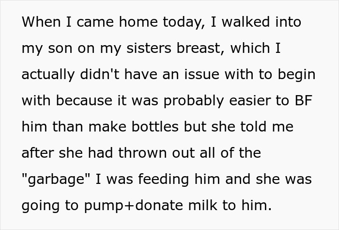 Mom Walks In On Sister Breastfeeding Her Child, Calls The Police When She Figures Out Why 