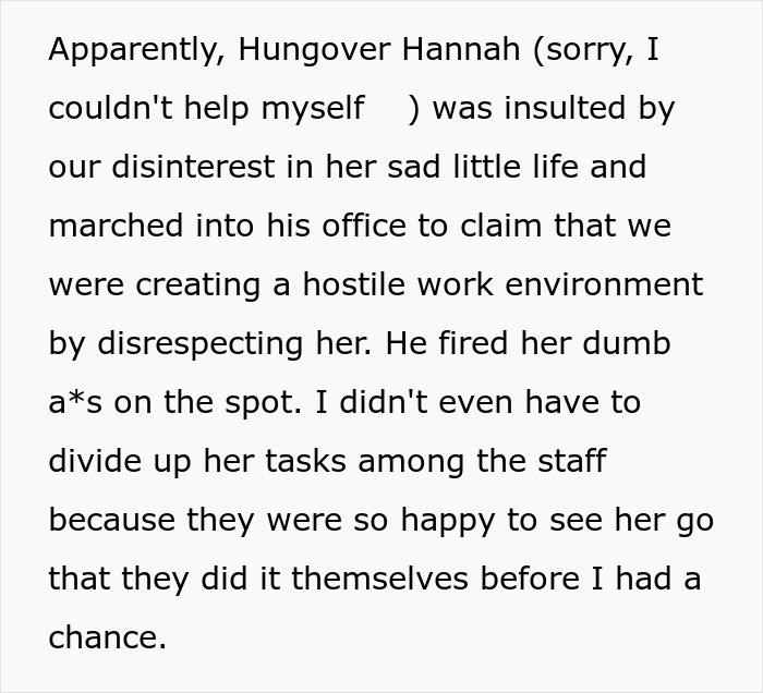 Woman Is Upset Coworkers Have Zero Interest In Her Life, Reports Them To HR But Gets Laid Off Instead