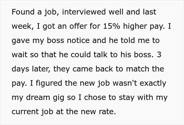 Guy Is Stunned After Being Accused Of Unethical Pay Raise Negotiation For Choosing Counteroffer Guy Is Stunned After Being Accused Of Unethical Pay Raise Negotiation For Choosing Counteroffer