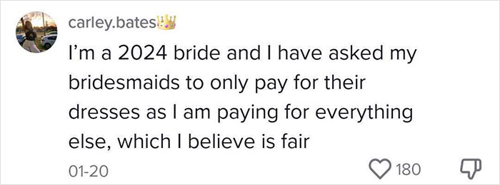 “It’s Not A Privilege”: Bride’s Hot Take On Who Should Pay For Bridesmaids Goes Viral