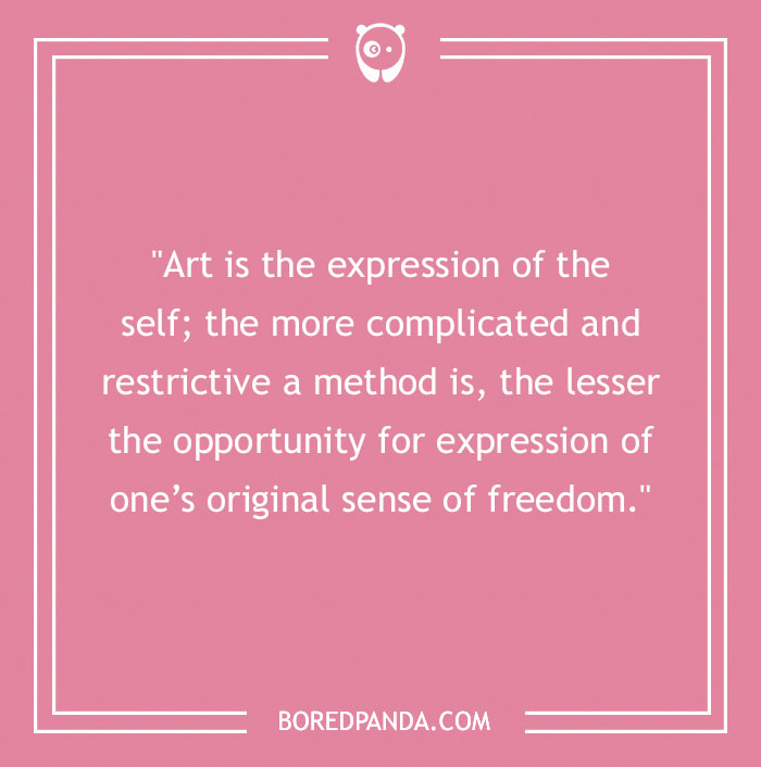 Bruce Lee quote about art