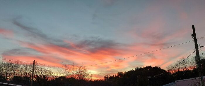 Atardecer De Invierno En El País De Los Pájaros Pintados