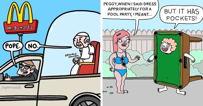 Another Form Humor Artist Makes Comics With Unexpected Endings For Those With A Darker ...