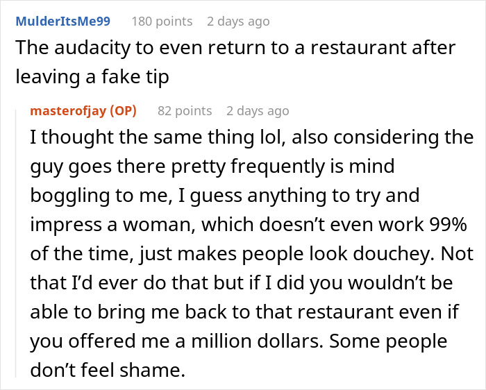 Netizens Cracking Up At Server’s Story Of Revenge Towards A Customer Tipping A Fake $100 Bill Netizens Cracking Up At Server’s Story Of Revenge Towards A Customer Tipping A Fake $100 Bill