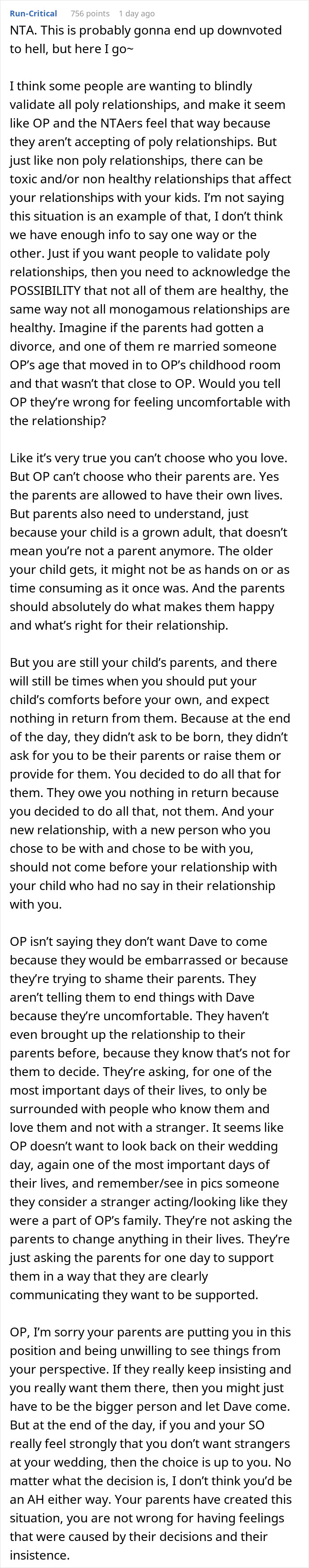 Groom Asks If He’s A Jerk To Uninvite Polycule Parents From The Wedding, Gets Support Online Groom Asks If He’s A Jerk To Uninvite Polycule Parents From The Wedding, Gets Support Online