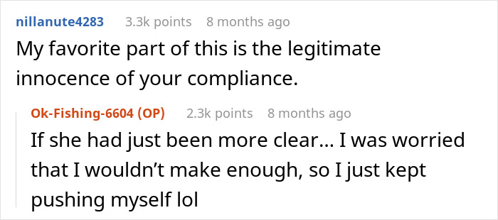 Boss Tells Woman To Keep Baking Pies Until She Arrives, Underestimates Her Efficiency Boss Tells Woman To Keep Baking Pies Until She Arrives, Underestimates Her Efficiency