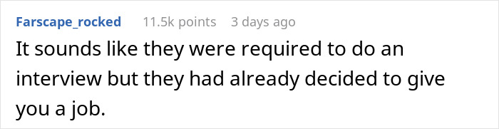 Woman Gets A Job And Can Start Monday Immediately After An Hour-Long Interview With No Questions Woman Gets A Job And Can Start Monday Immediately After An Hour-Long Interview With No Questions