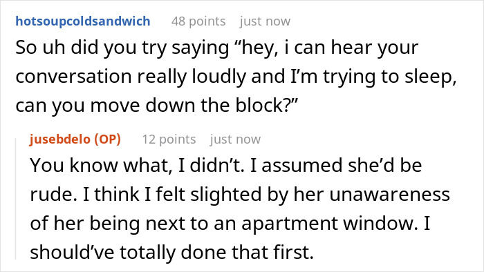 Guy Is Annoyed With Neighbor’s Late Evening Chats On The Phone By His Window, Chooses Pettiness Guy Is Annoyed With Neighbor’s Late Evening Chats On The Phone By His Window, Chooses Pettiness
