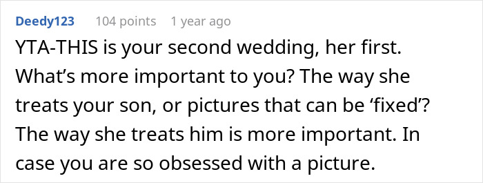 "She Hasn't Stopped Crying": Man Cancels Honeymoon After Wife Edited His Son Out Of Wedding Pics "She Hasn't Stopped Crying": Man Cancels Honeymoon After Wife Edited His Son Out Of Wedding Pics