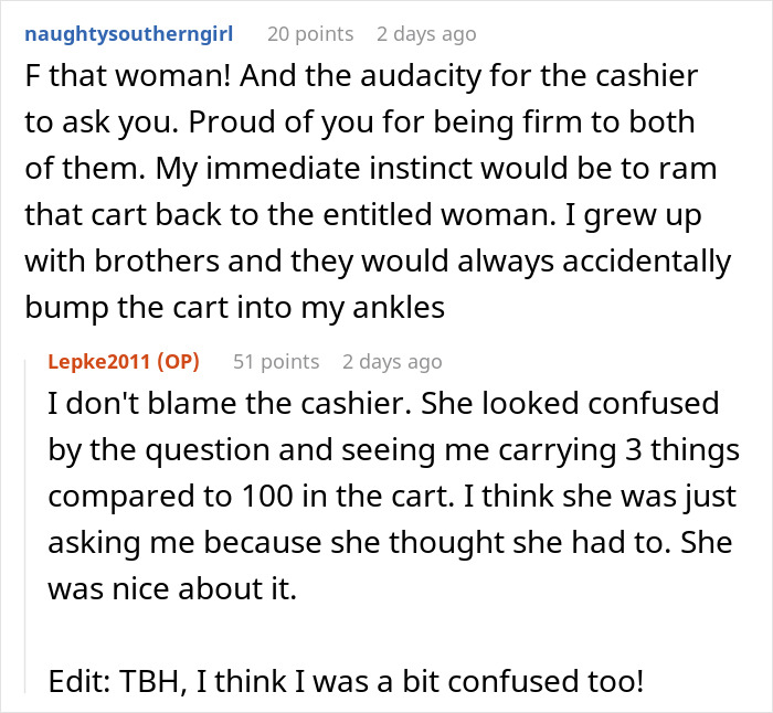 Guy Gets Praised Online For Not Letting Woman With Full Cart Of Stuff Check Out First Guy Gets Praised Online For Not Letting Woman With Full Cart Of Stuff Check Out First