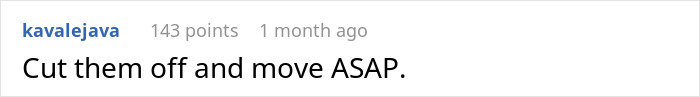 Screenshot of an online discussion where a user comments on a family demanding a woman give her baby to her sister. Screenshot of an online discussion where a user comments on a family demanding a woman give her baby to her sister.