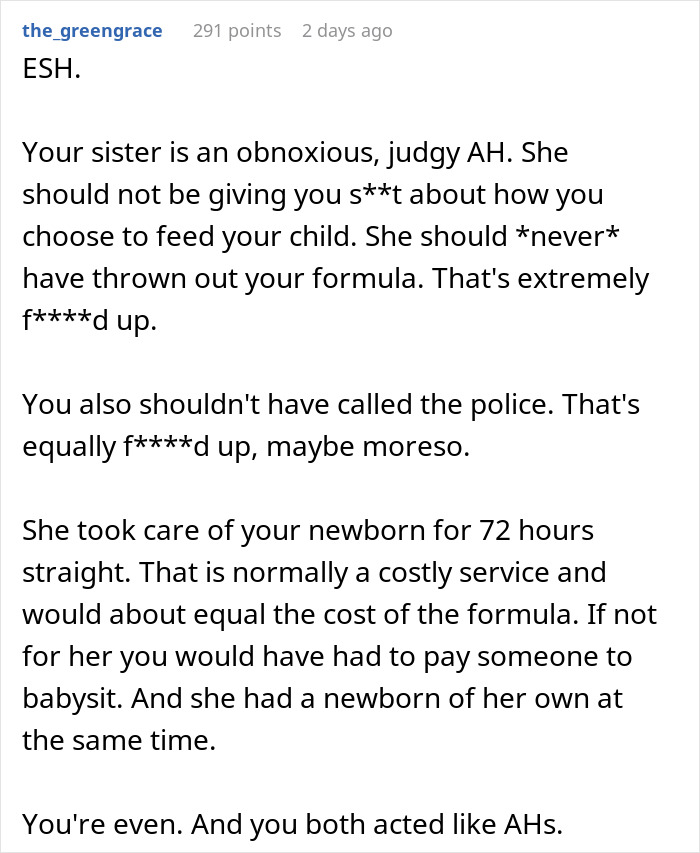 Mom Walks In On Sister Breastfeeding Her Child, Calls The Police When She Figures Out Why 