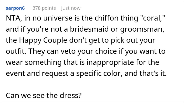 Bride Considers Her MIL's Dress For Upcoming Wedding 'Overly Sexy', Folks Online Don't Find It So Bride Considers Her MIL's Dress For Upcoming Wedding 'Overly Sexy', Folks Online Don't Find It So