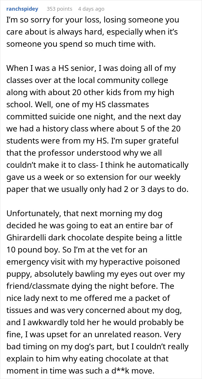 Jerk Boss Denies Teen A Day Off After Her Best Friend Died, So She Maliciously Complies Jerk Boss Denies Teen A Day Off After Her Best Friend Died, So She Maliciously Complies