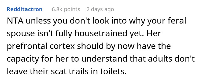 “AITA For Putting An Outside Lock On My Bathroom To Prevent My Wife From Using It?”