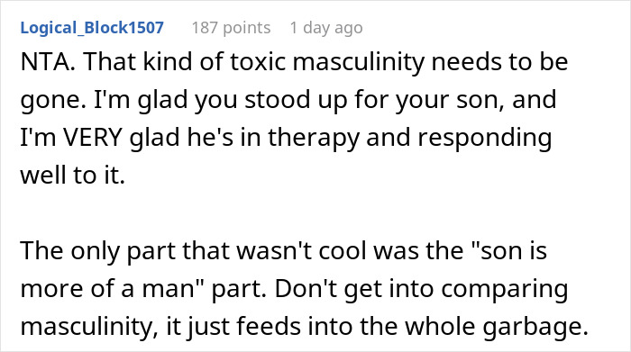 Uncle Thinks His Nephew Is A “Girl” For Attending Therapy, Dad Destroys Him With Words Uncle Thinks His Nephew Is A “Girl” For Attending Therapy, Dad Destroys Him With Words