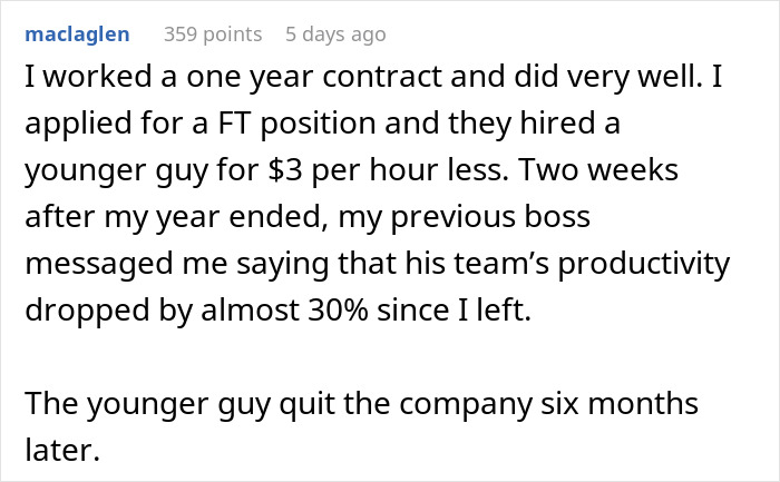 Woman Becomes The Top Performer In A New Company, Drops To Bare Minimum After Being Investigated Woman Becomes The Top Performer In A New Company, Drops To Bare Minimum After Being Investigated