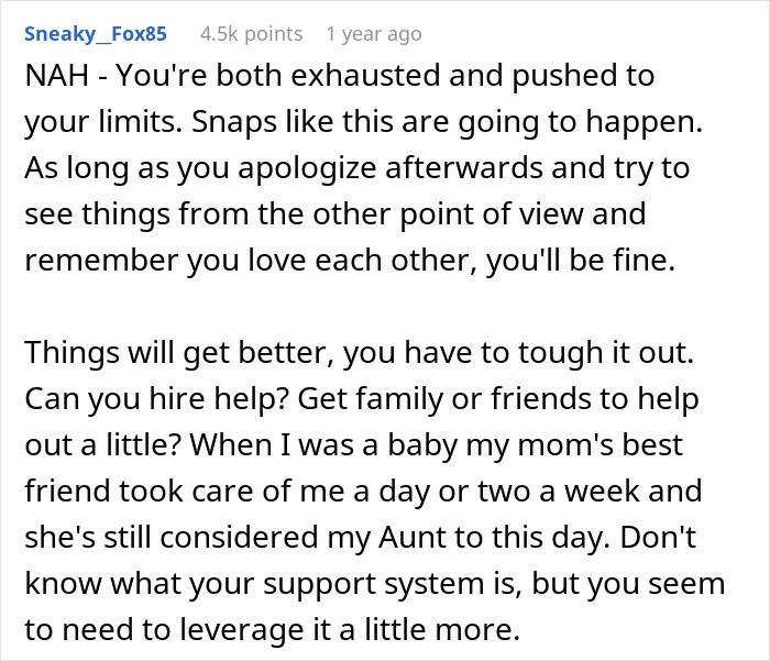 “Am I The Jerk For Not Helping My Partner With Our Newborn?” “Am I The Jerk For Not Helping My Partner With Our Newborn?”
