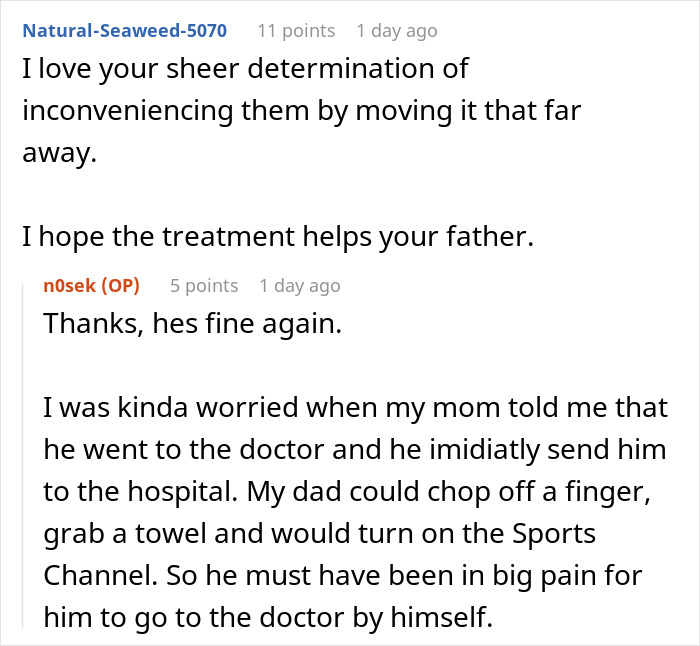 “Neighbors Didn't Give A Damn About My Sick Dad So I Didn't Give A Damn About Their Renovation” “Neighbors Didn't Give A Damn About My Sick Dad So I Didn't Give A Damn About Their Renovation”