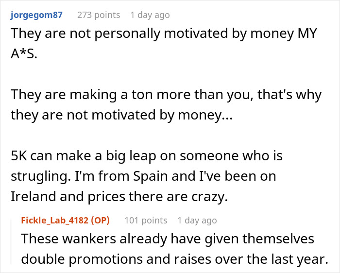 "5k? Not A Massive Difference, Then”: Boss Shames Worker For Quitting, Doesn’t Give Counteroffer "5k? Not A Massive Difference, Then”: Boss Shames Worker For Quitting, Doesn’t Give Counteroffer