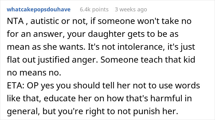 Woman Asks If She’s A Jerk For Not Punishing Her Daughter Because Of How She Rejected Another Kid Woman Asks If She’s A Jerk For Not Punishing Her Daughter Because Of How She Rejected Another Kid