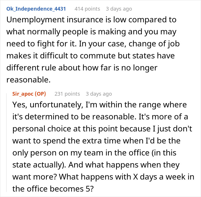 Worker Given 90 Days To Return To Office Or Be Terminated, Refuses To Go Down Without A Fight Worker Given 90 Days To Return To Office Or Be Terminated, Refuses To Go Down Without A Fight