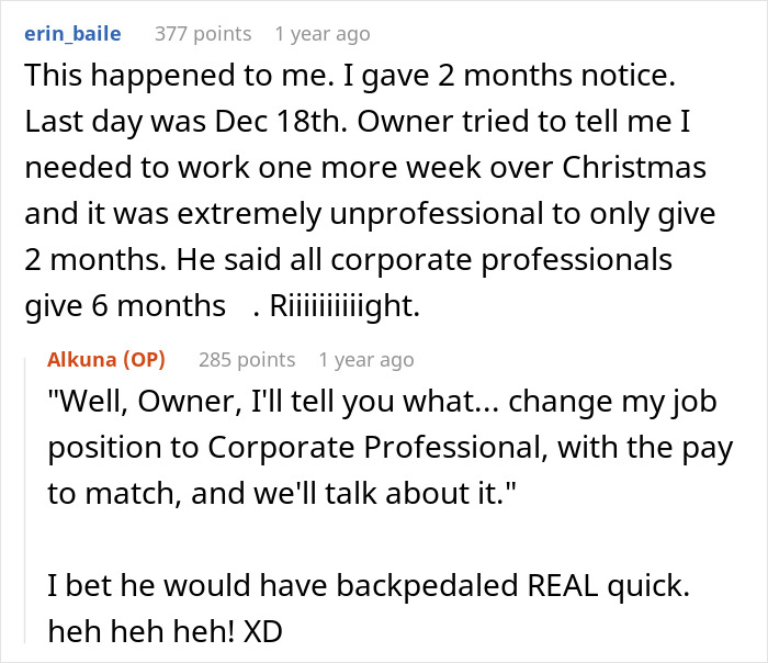 Manager Demands Ex-Employee Come Into Work, They Laugh In Her Face Manager Demands Ex-Employee Come Into Work, They Laugh In Her Face