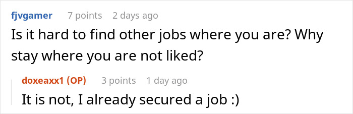 Woman Makes Boss That's Trying To Get Rid Of Her Furious By 'Not Engaging In Their Bullying Tactics' Woman Makes Boss That's Trying To Get Rid Of Her Furious By 'Not Engaging In Their Bullying Tactics'