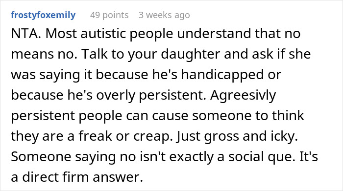 Woman Asks If She’s A Jerk For Not Punishing Her Daughter Because Of How She Rejected Another Kid Woman Asks If She’s A Jerk For Not Punishing Her Daughter Because Of How She Rejected Another Kid