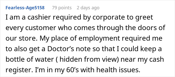 Boss Demands A Doctor’s Note To Allow This Cashier To Drink At The Register, Doc Doesn’t Hold Back