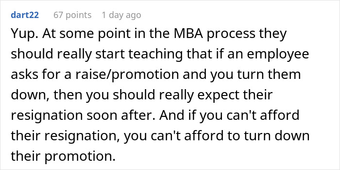 Boss Loses Great Worker After Telling Him “He Needs To Prove Himself” For Promotion Boss Loses Great Worker After Telling Him “He Needs To Prove Himself” For Promotion