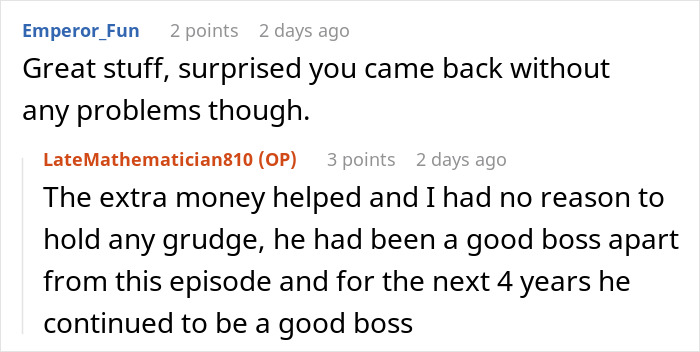 Person Quits On The Spot After Boss Changes Their Mind About Their Weekend Off Person Quits On The Spot After Boss Changes Their Mind About Their Weekend Off
