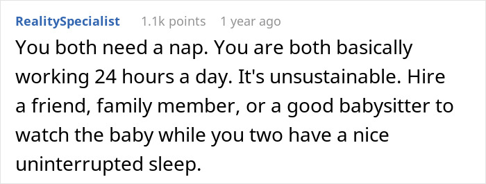 “Am I The Jerk For Not Helping My Partner With Our Newborn?” “Am I The Jerk For Not Helping My Partner With Our Newborn?”