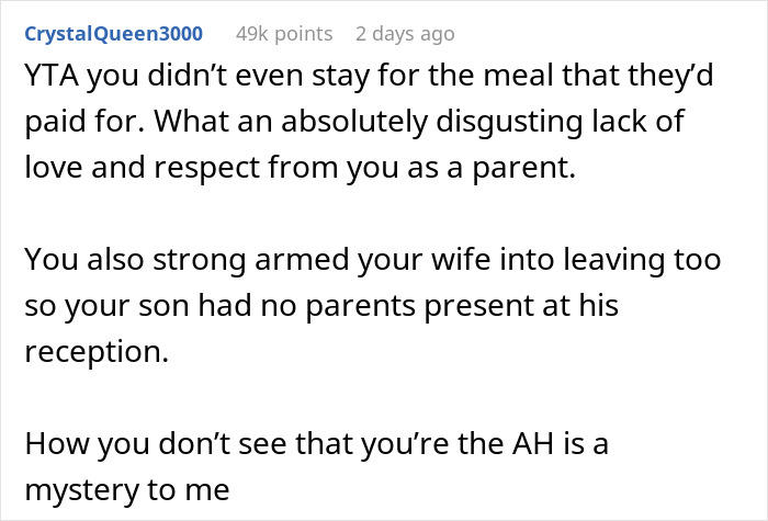 “His Wife Had A Temper He Should Know About”: Parents Berated For Leaving Son’s Wedding Early “His Wife Had A Temper He Should Know About”: Parents Berated For Leaving Son’s Wedding Early