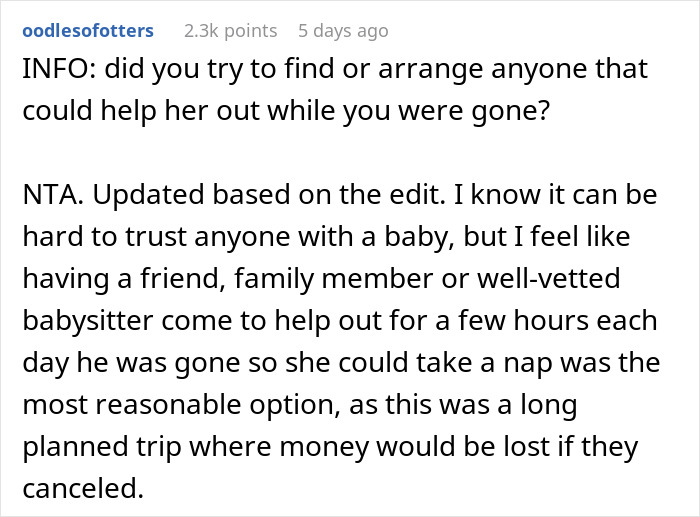 “Am I The Jerk For Not Canceling A Boys Trip Upon My Wife’s Request?” “Am I The Jerk For Not Canceling A Boys Trip Upon My Wife’s Request?”