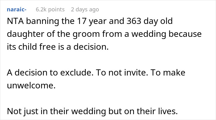 Teen Called A “Selfish Brat” For Exposing Why Dad And Stepmom Excluded Her From Wedding Teen Called A “Selfish Brat” For Exposing Why Dad And Stepmom Excluded Her From Wedding