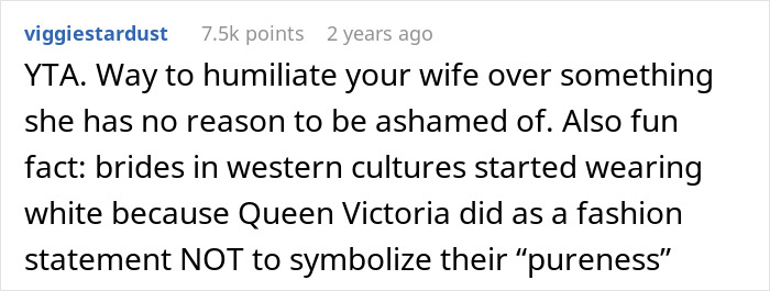 “[Am I The Jerk] For Convincing My Girlfriend Not To Wear A White Dress On Our Wedding Day?”