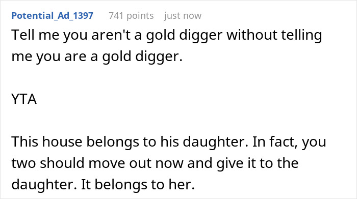 “[Am I The Jerk] For Being Mad That My Stepdaughter Will Inherit Our House?" 