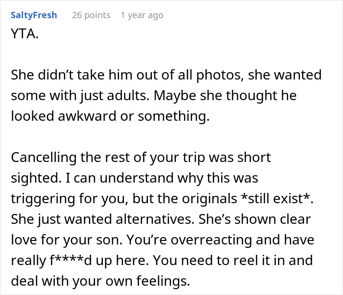 "She Hasn't Stopped Crying": Man Cancels Honeymoon After Wife Edited His Son Out Of Wedding Pics "She Hasn't Stopped Crying": Man Cancels Honeymoon After Wife Edited His Son Out Of Wedding Pics